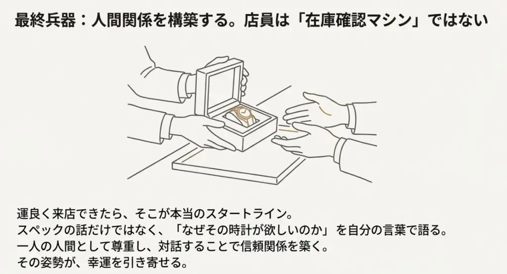 ロレックスマラソンを成功させるための情報武装・マルチチャネル・確率思考・人間関係の4鉄則