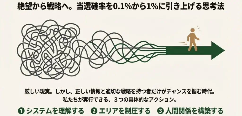 ロレックス抽選の当選確率を0.1%から1%に引き上げるための3つの戦略指針