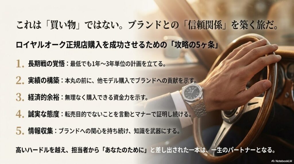 ロイヤルオークを定価で買うための5つの重要ポイントまとめ