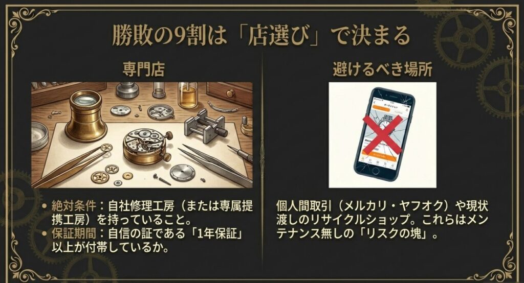 信頼できるアンティークロレックス専門店の選び方と修理工房の重要性