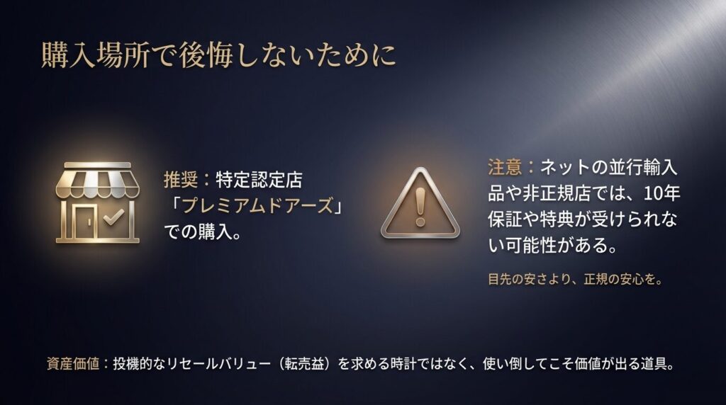 ザシチズンの購入場所で後悔しないための注意点(プレミアムドアーズでの購入推奨)
